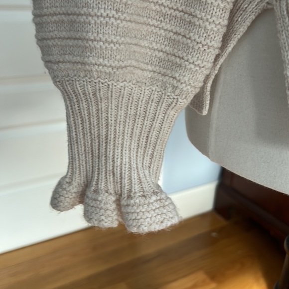 NWOT Madewell Ruffle-Neck Pullover Sweater Size S - Picture 4 of 5